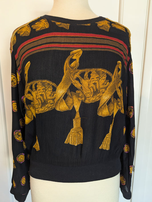 VINTAGE Carol Little Blouse Size: 8P
