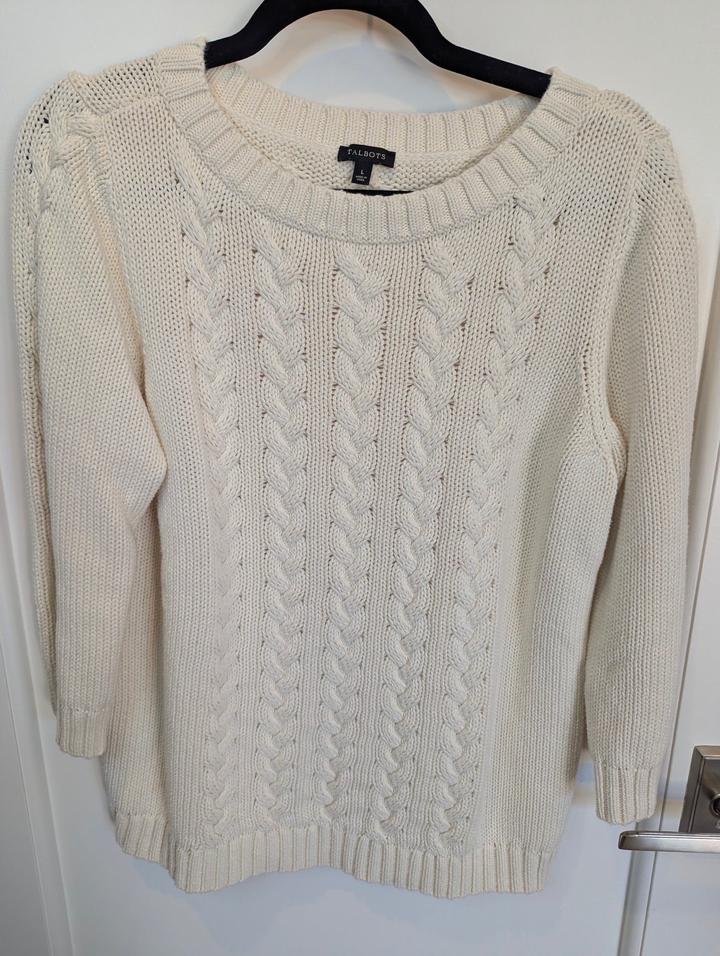 Talbots Cable Knit Sweater  Size: L