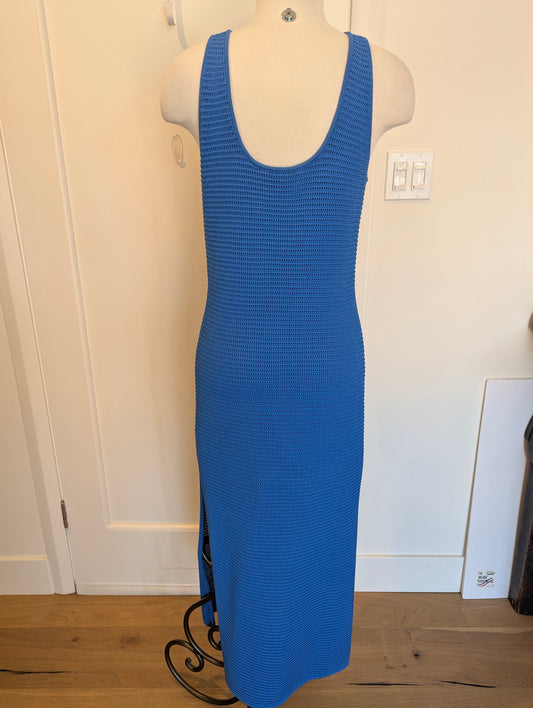 FRAME Ribbed Crochet Midi Dress  Size: M