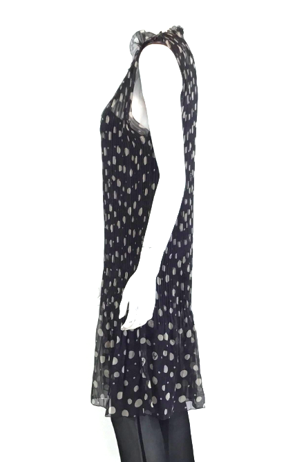 Chanel Chiffon Polka Dot Dress   Size: 8