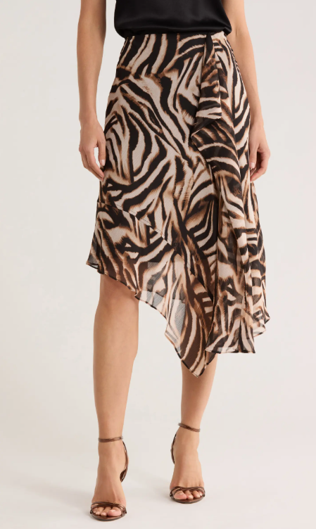 DKNY NWT Zebra Print Skirt  Size: 10