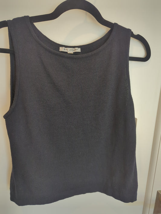 St. John Black Tank  Size: M