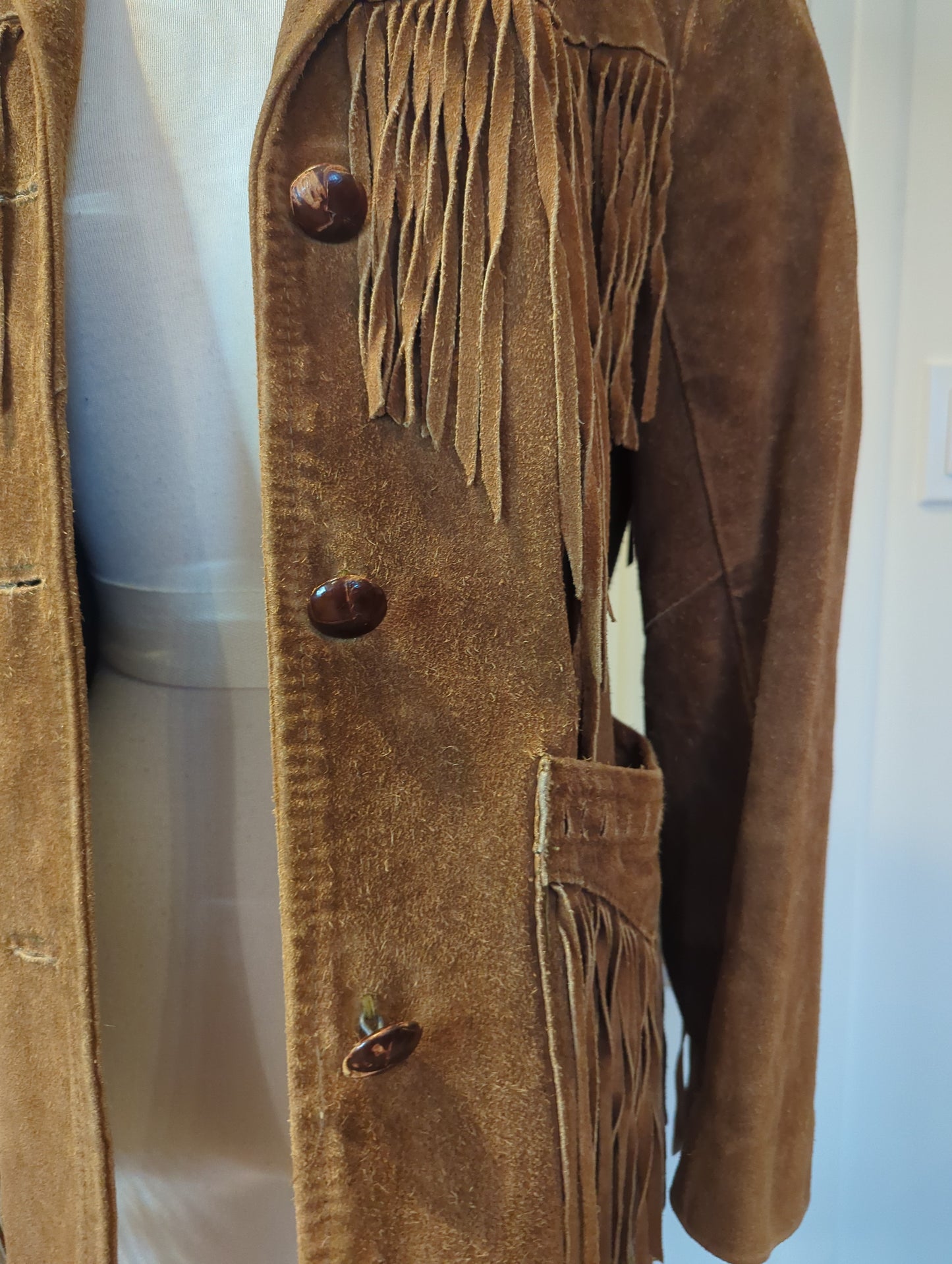 Pioneer Wear Vintage Suede Jacket Size: 12