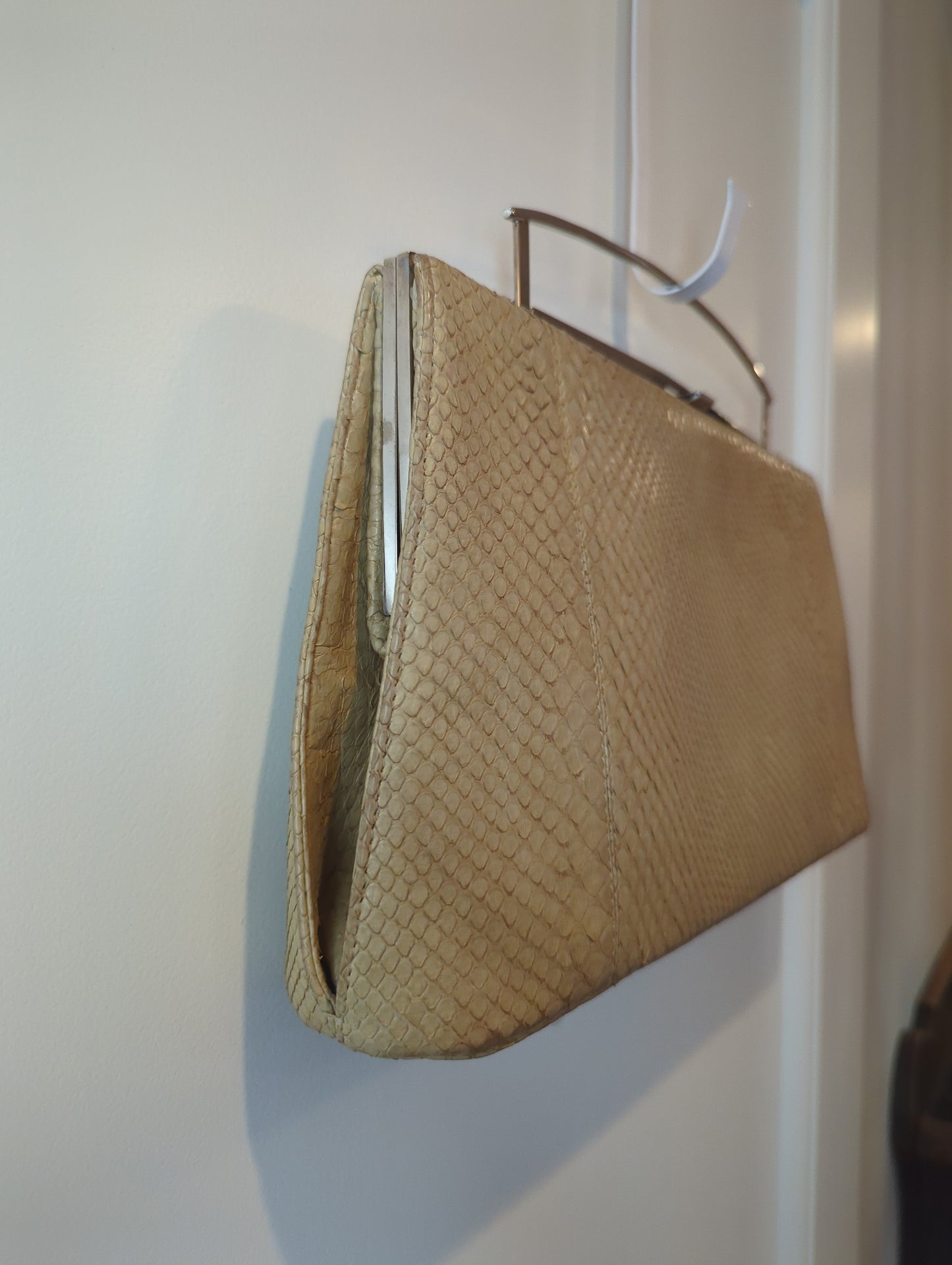 Purse Fendi Vintage Python Clutch