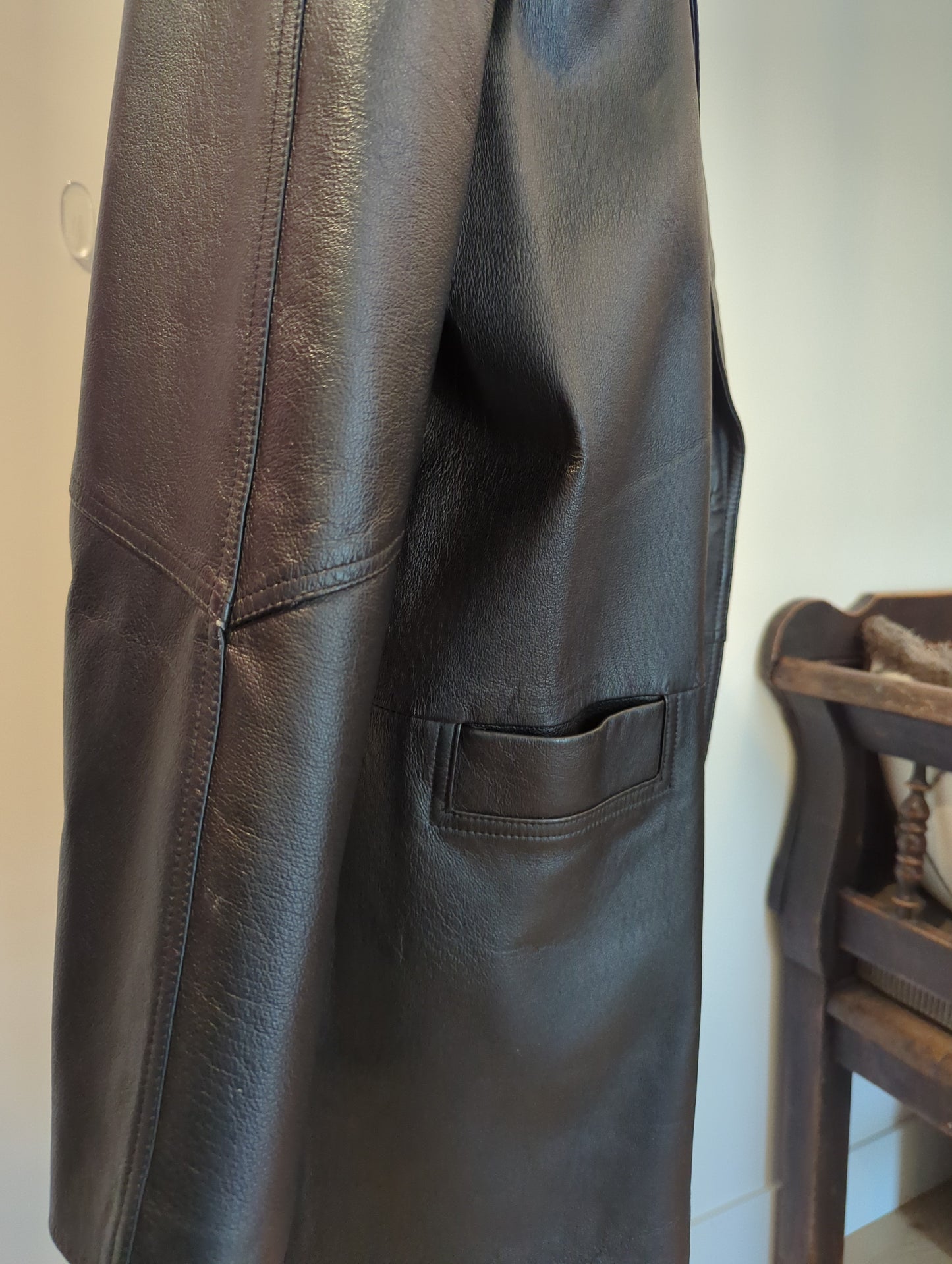 Tribeca Studio Vintage Leather Jacket  Size: L