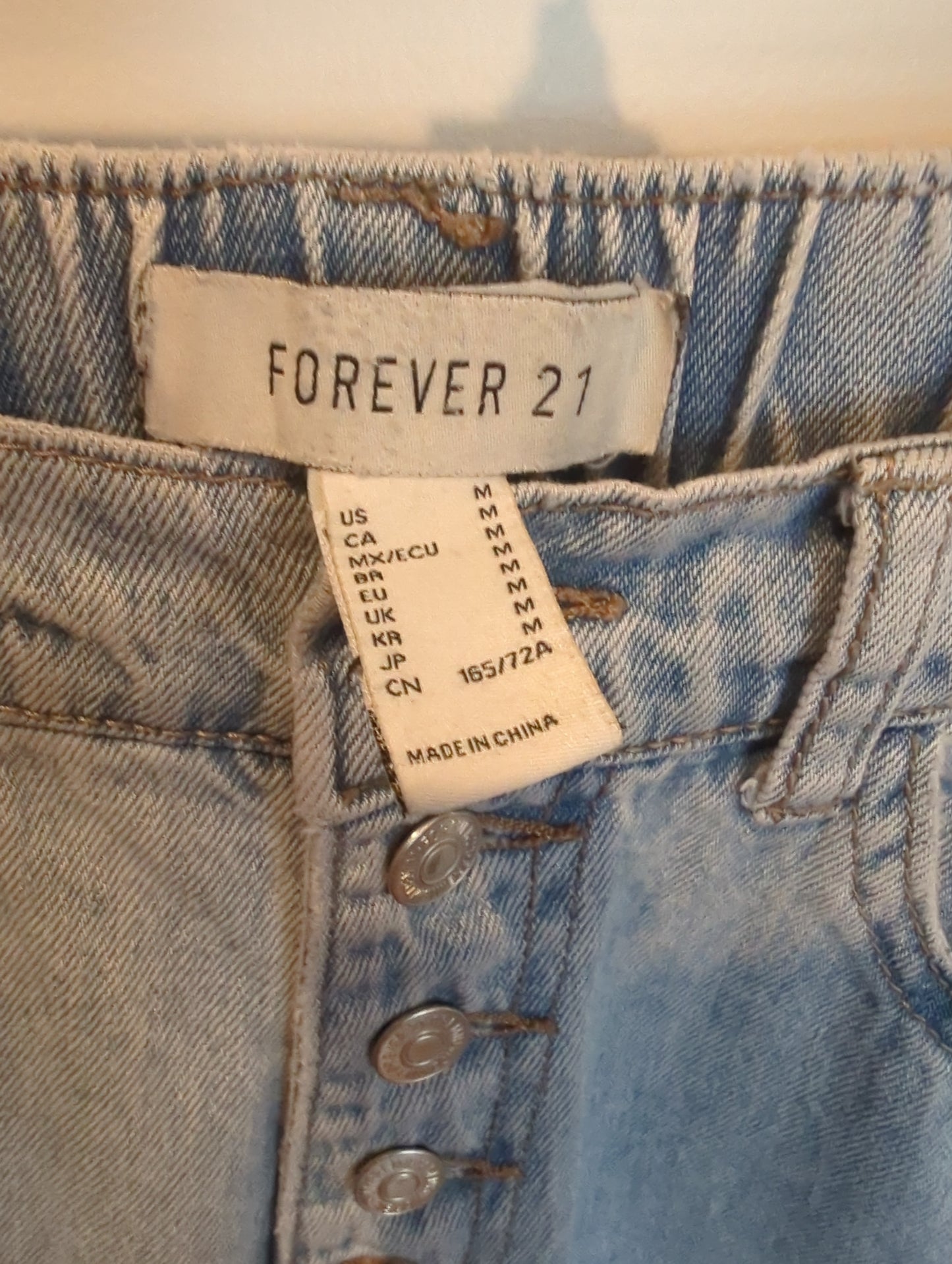 Forever 21 Button Fly Jeans  Size: M