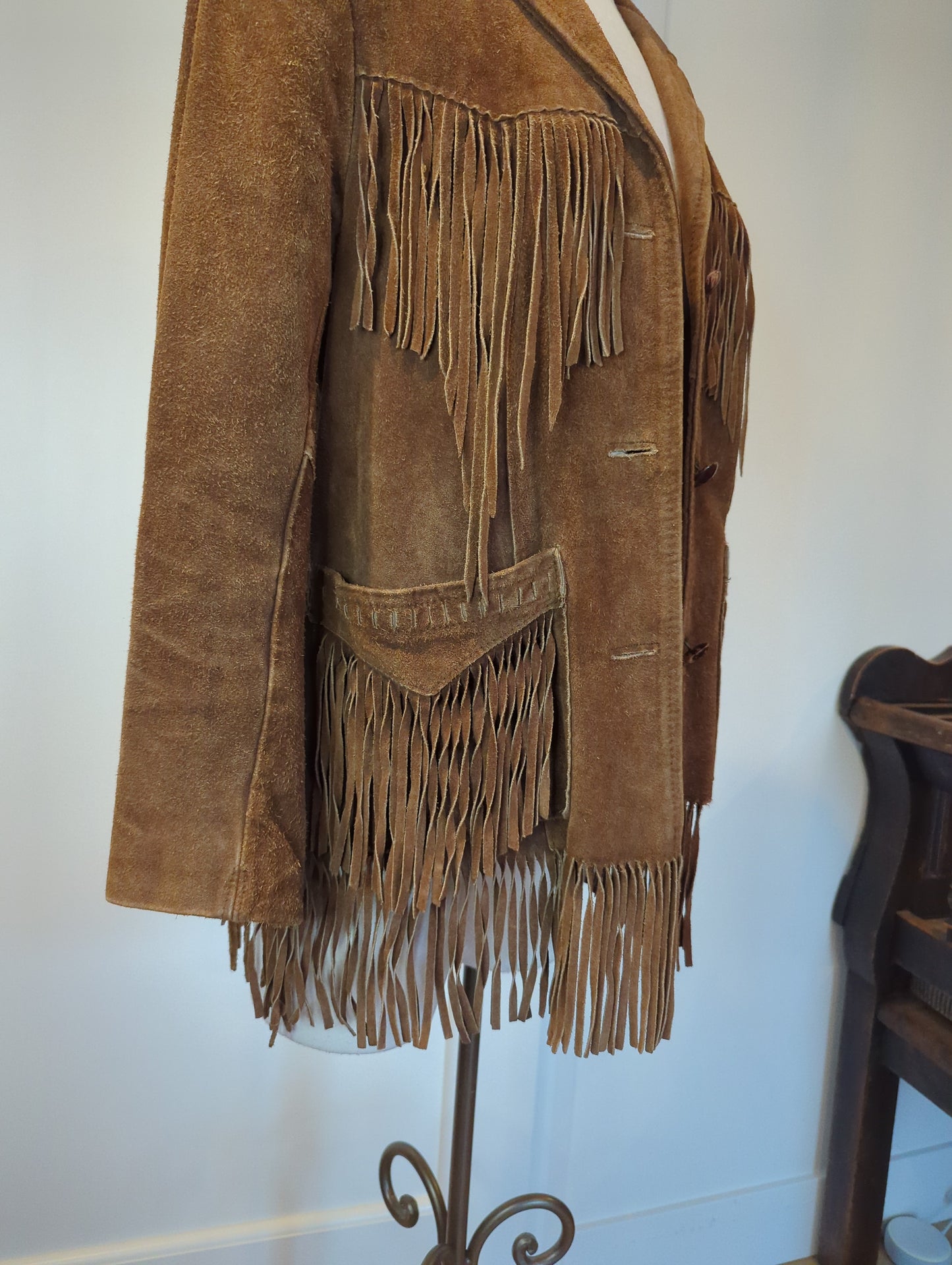 Pioneer Wear Vintage Suede Jacket Size: 12