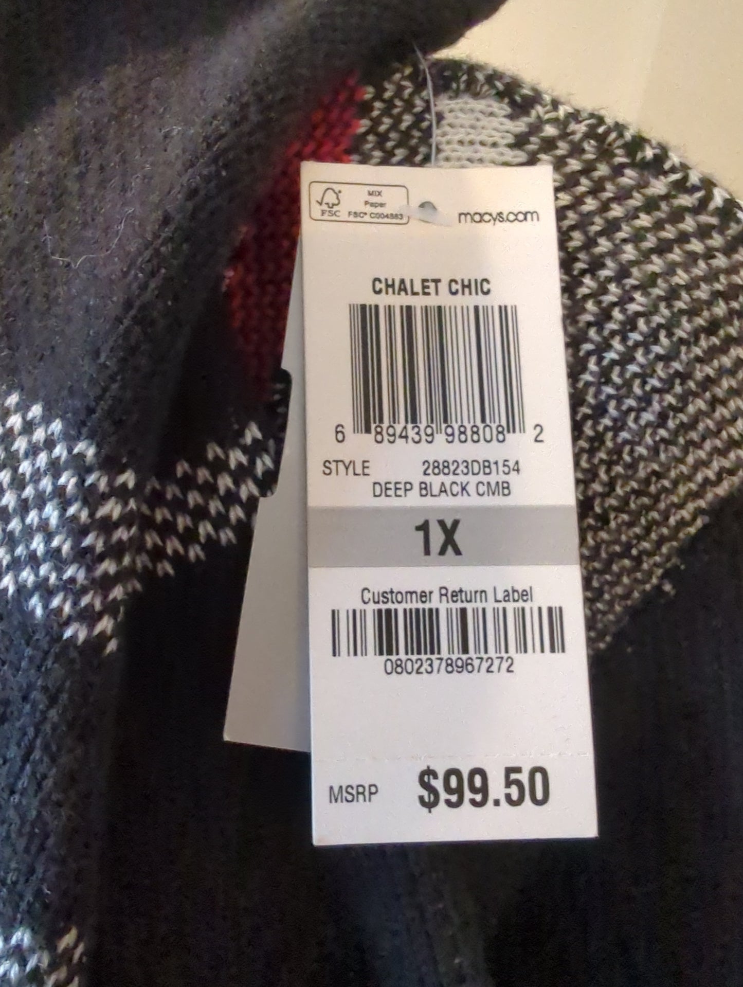 Charter Club Cardigan  Size: 1X