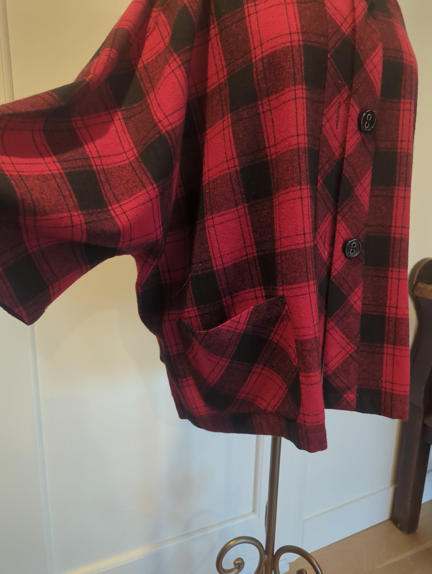 Coldwater Creek Plaid Coat. Size: XL