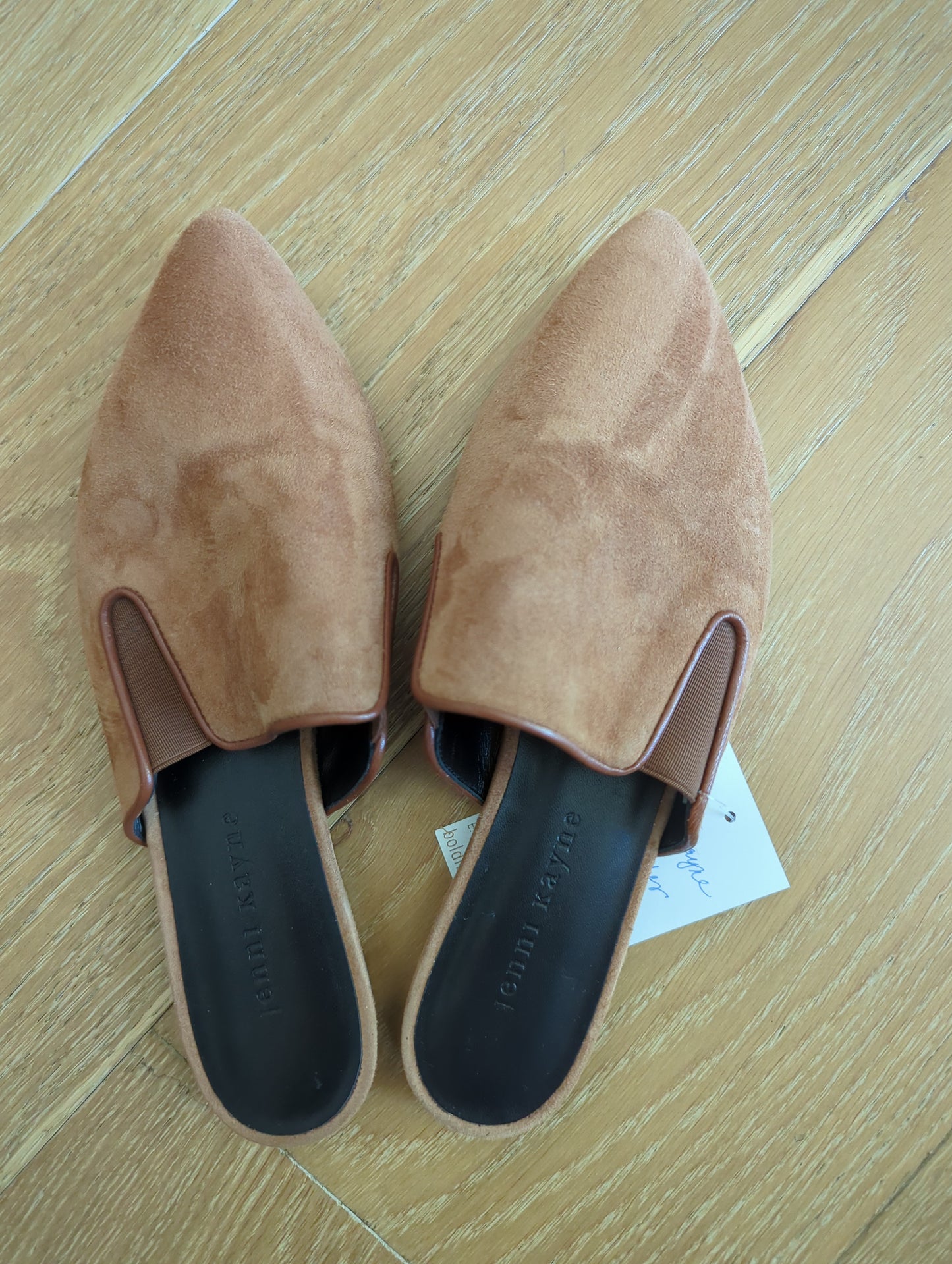 Jenny Kayne Suede Mules Size: 37/6.5