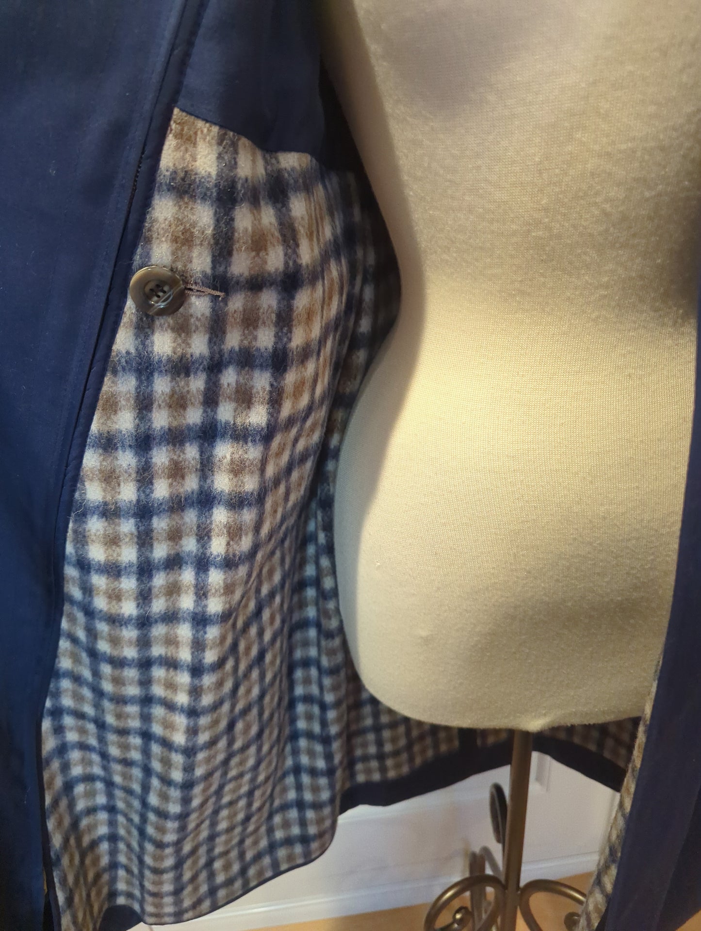 Aquascutum Navy Trench  Size: S