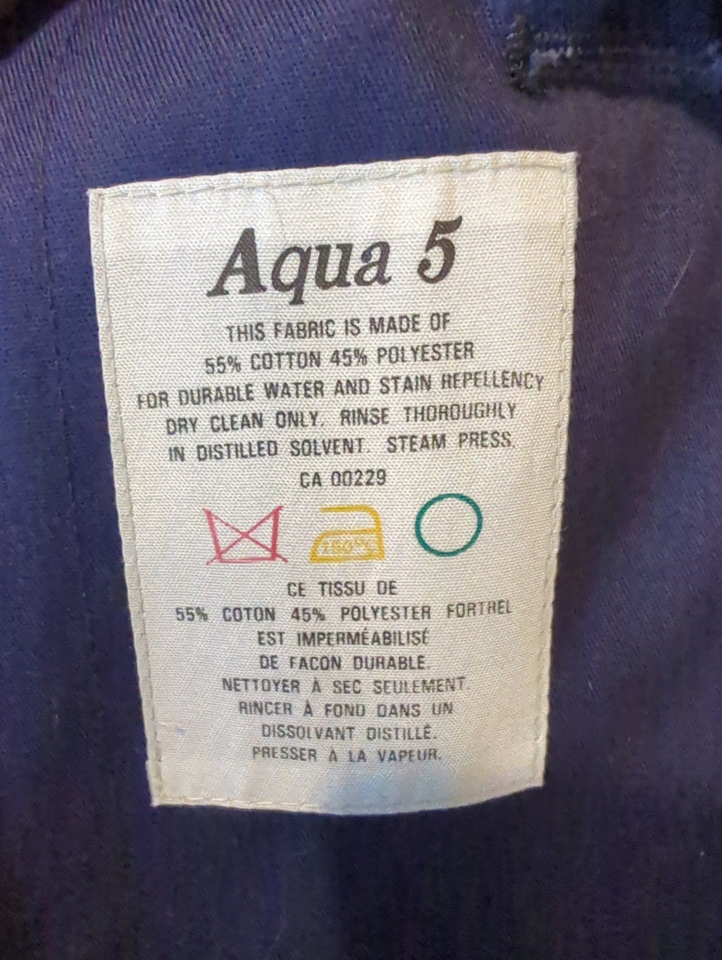 Aquascutum Navy Trench  Size: S