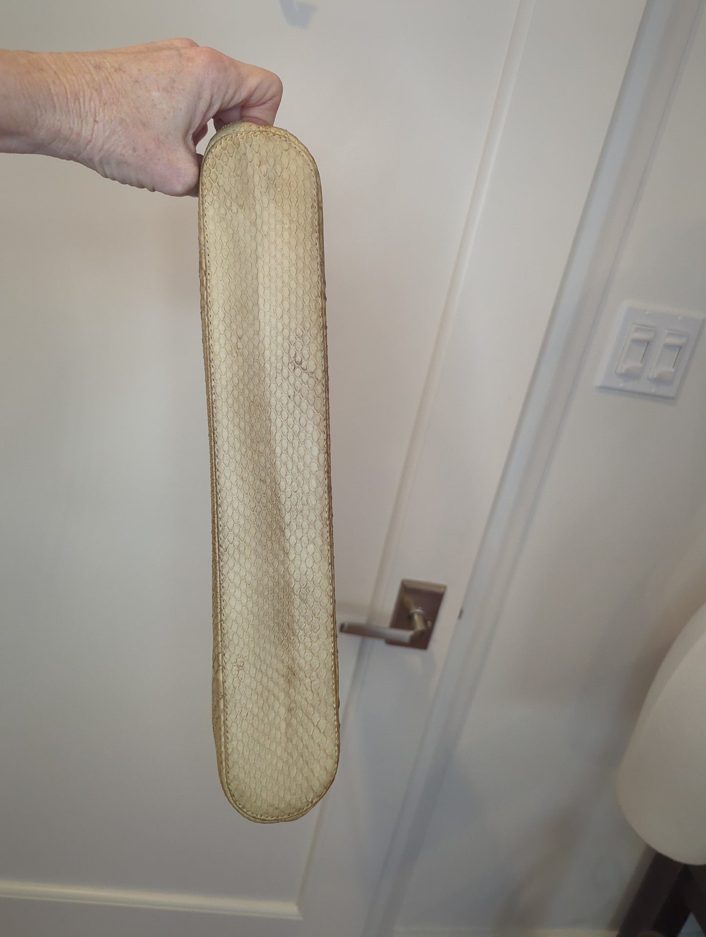 Purse Fendi Vintage Python Clutch