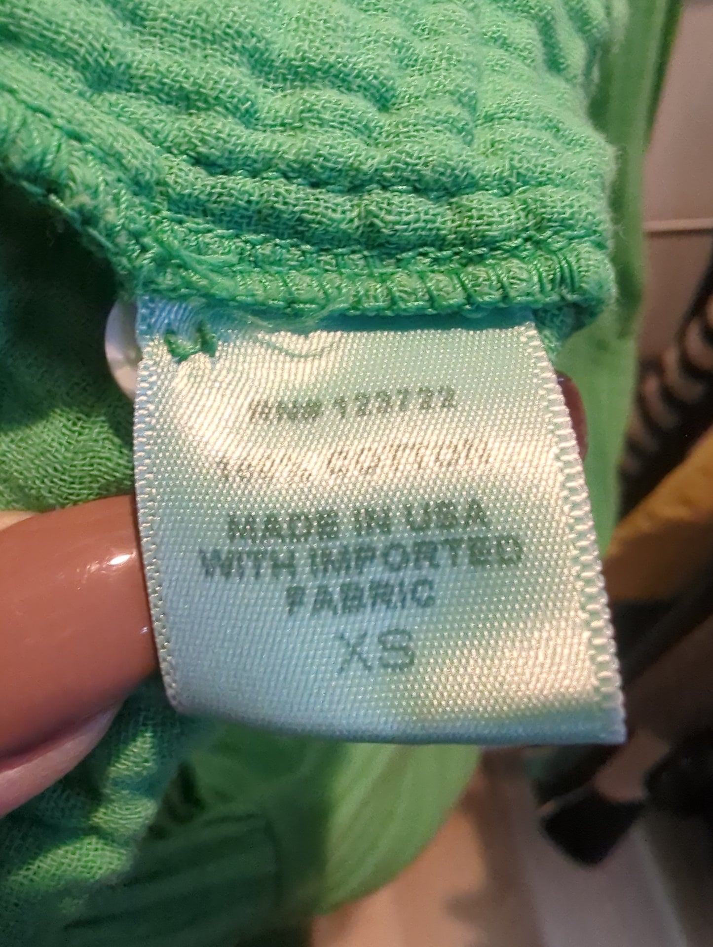 Xirena Green Gauze Dress Size:  XS