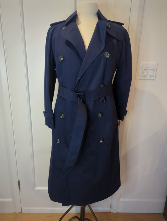 Aquascutum Navy Trench  Size: S