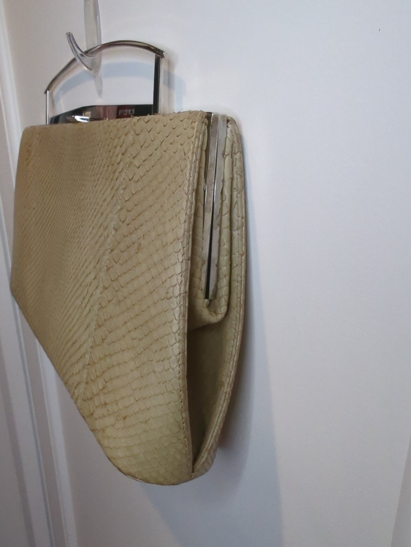 Purse Fendi Vintage Python Clutch