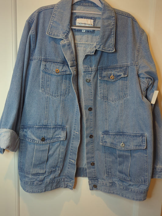 The Style Between Us Denim Jacket  Size: XL