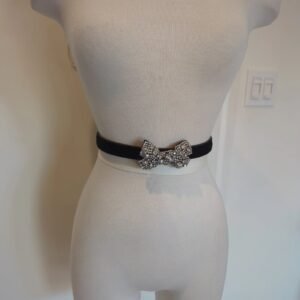 Belt WHBM Rhinestone Bow Belt