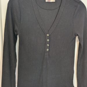 Faherty Legend Rib Henley — Size XS