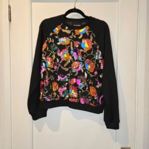 Le Superbe Glam Garden Sweatshirt — Size M