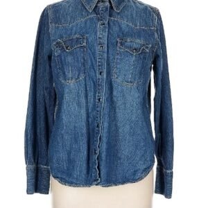 Nili Lotan Denim Shirt — Size L