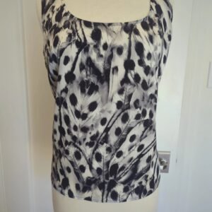 St. John Silk Feather Tank — Size XL