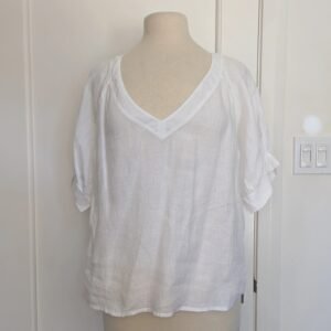 Velvet Adley Linen Top — Size S