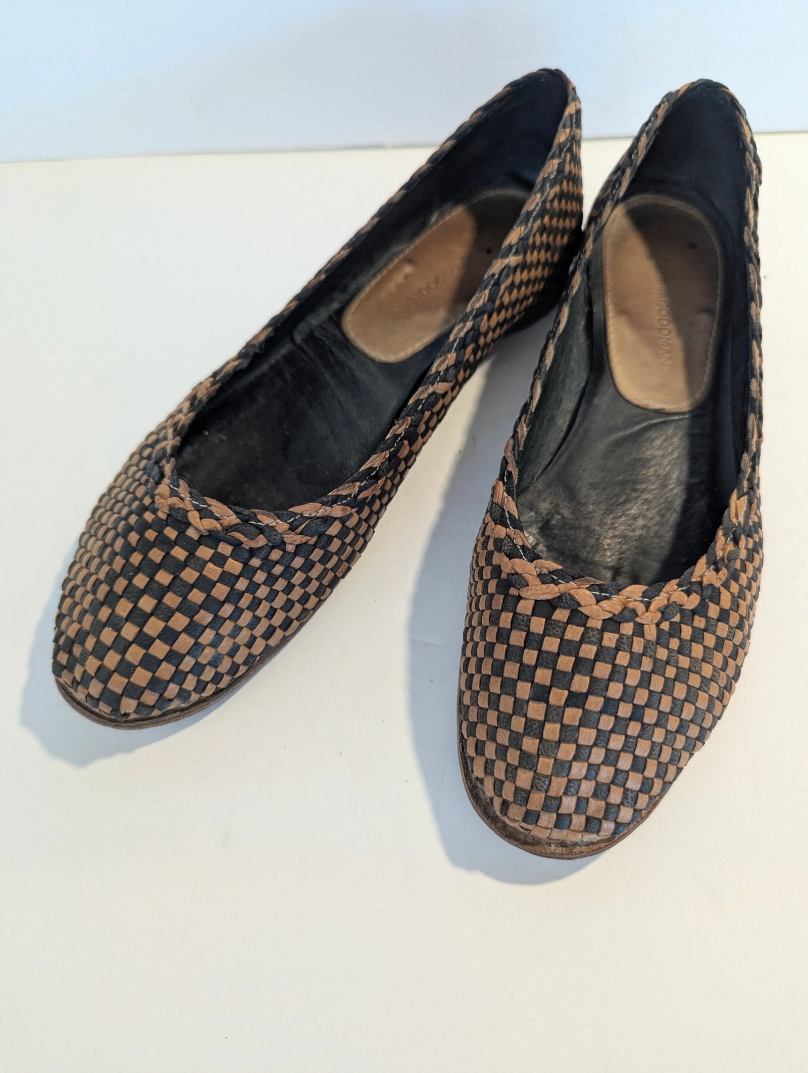 Georgina Goodman Woven Flats — Size 38.5/ US 8