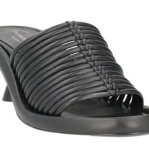 Paloma Barcelo Leather Slide Sandal — Size 39