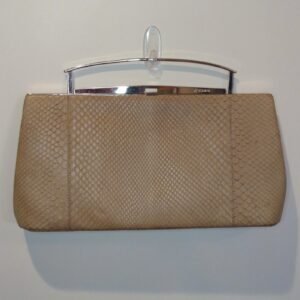 Purse Fendi Vintage Python Clutch