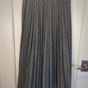 Plaid Knife Pleat Skirt — Size 4