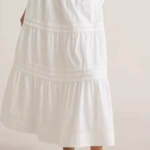 Quince Tiered Maxi Skirt — Size M