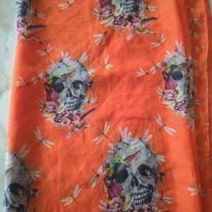 Scarf Alexander McQueen Orange Silk Scarf