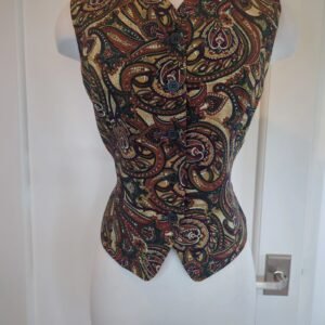 August Silk Vest — Size 6/36