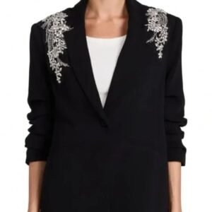 Cinq A Sept Kylie Crystal Ivy Blazer — Size 4