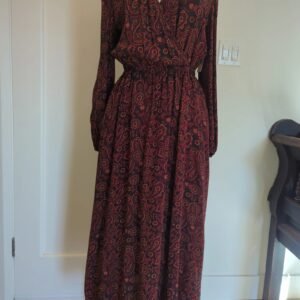 Downeast Paisley Dress — Size L