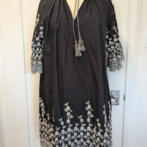 Ulla Johnson Roza Floral Embroidered Dress — Size 6
