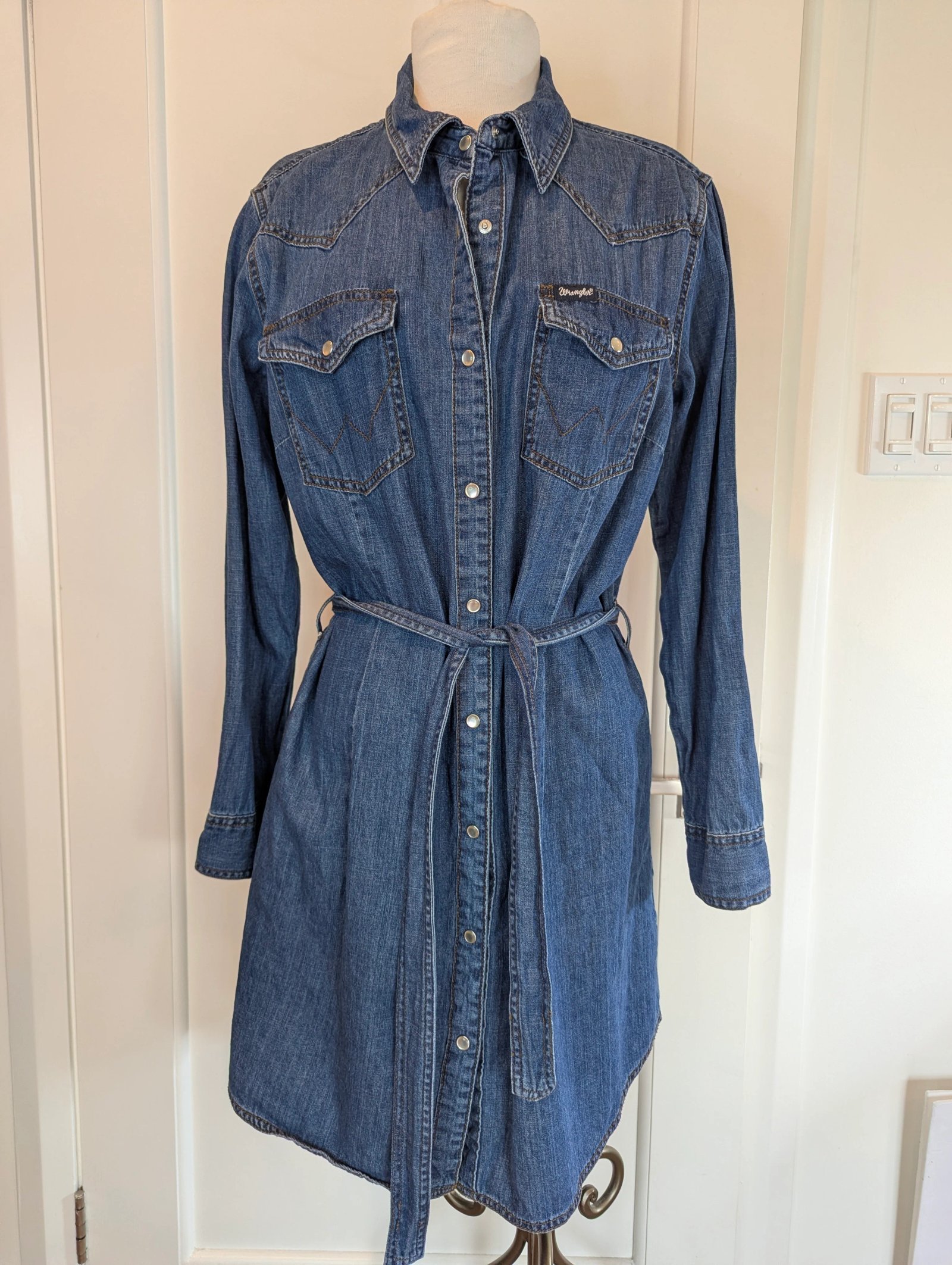 Wrangler Retro Denim Dress — Size XL