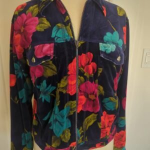 Carol Little Vintage Velour Jacket — Size M