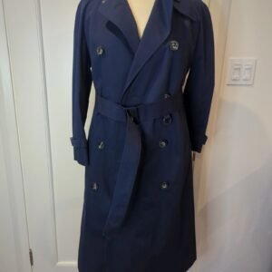 Aquascutum Navy Trench — Size S