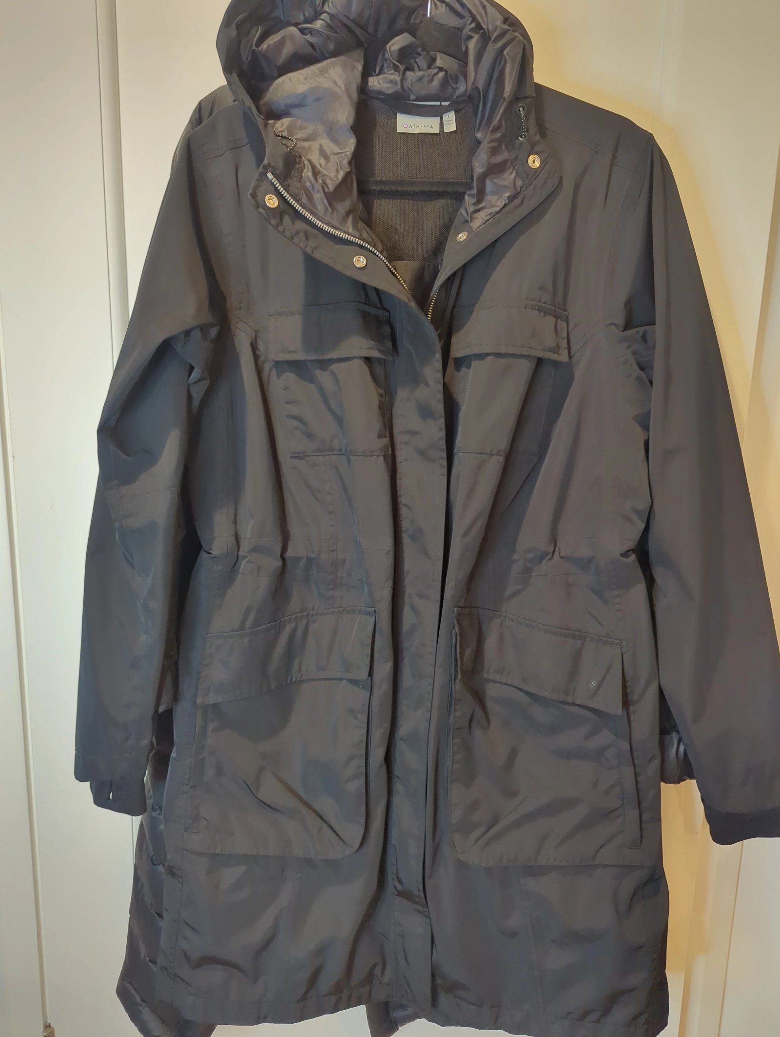 Athleta Downpour Coat — Size L