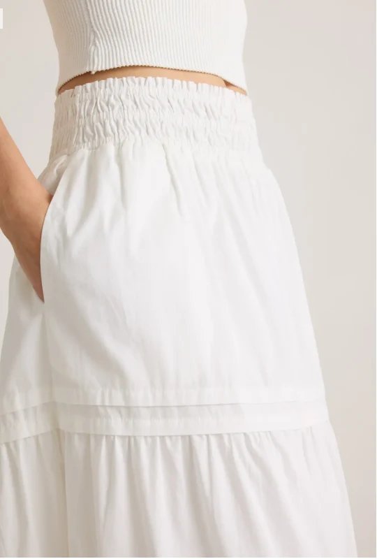 Quince Tiered Maxi Skirt — Size M - Image 2