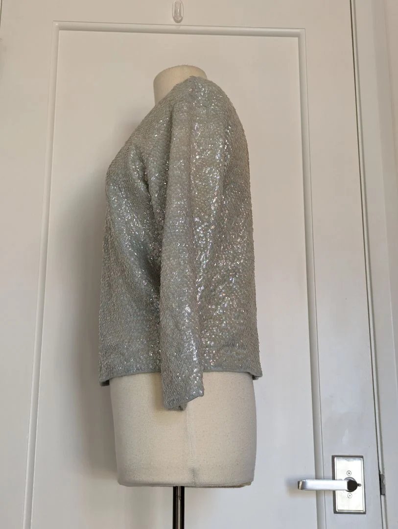 VINTAGE Herald Cardigan Sweater — Size 38 - Image 2