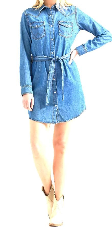 Wrangler Retro Denim Dress — Size XL - Image 2