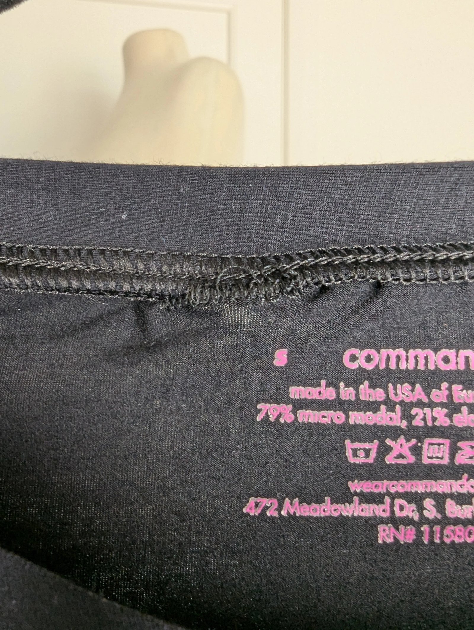 Commando Butter Tee — Size S - Image 3