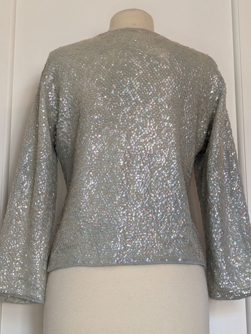 VINTAGE Herald Cardigan Sweater — Size 38 - Image 3