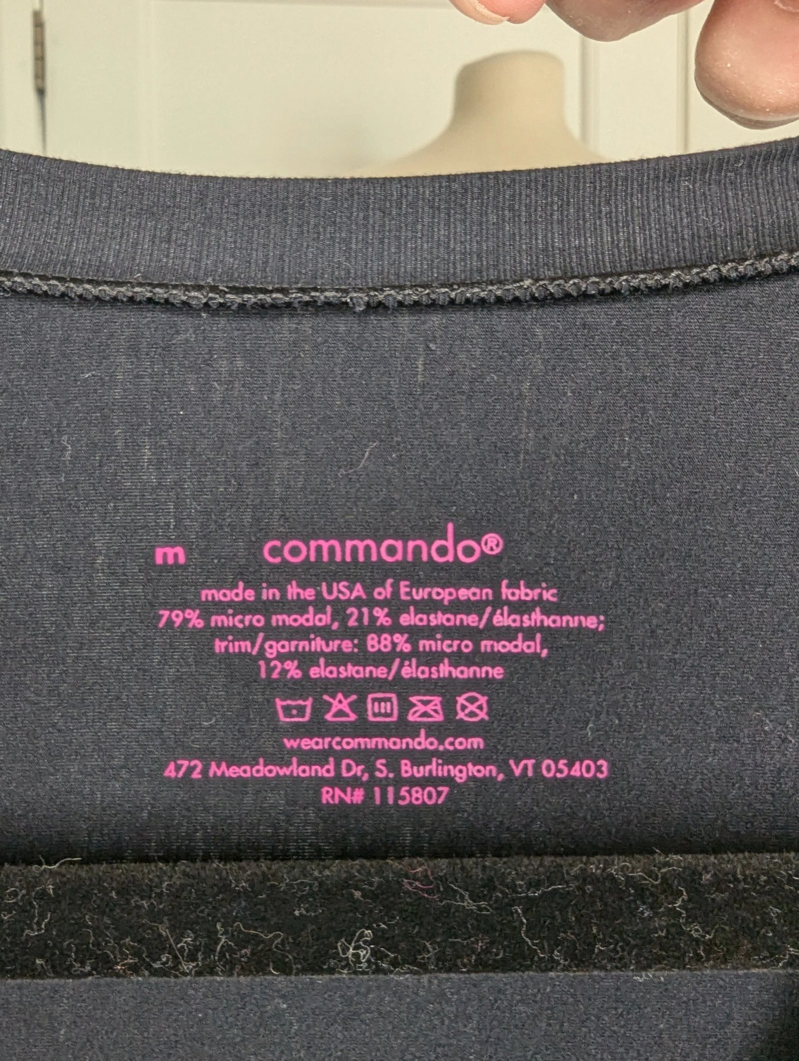 Commando Butter Bodysuit — Size M - Image 3