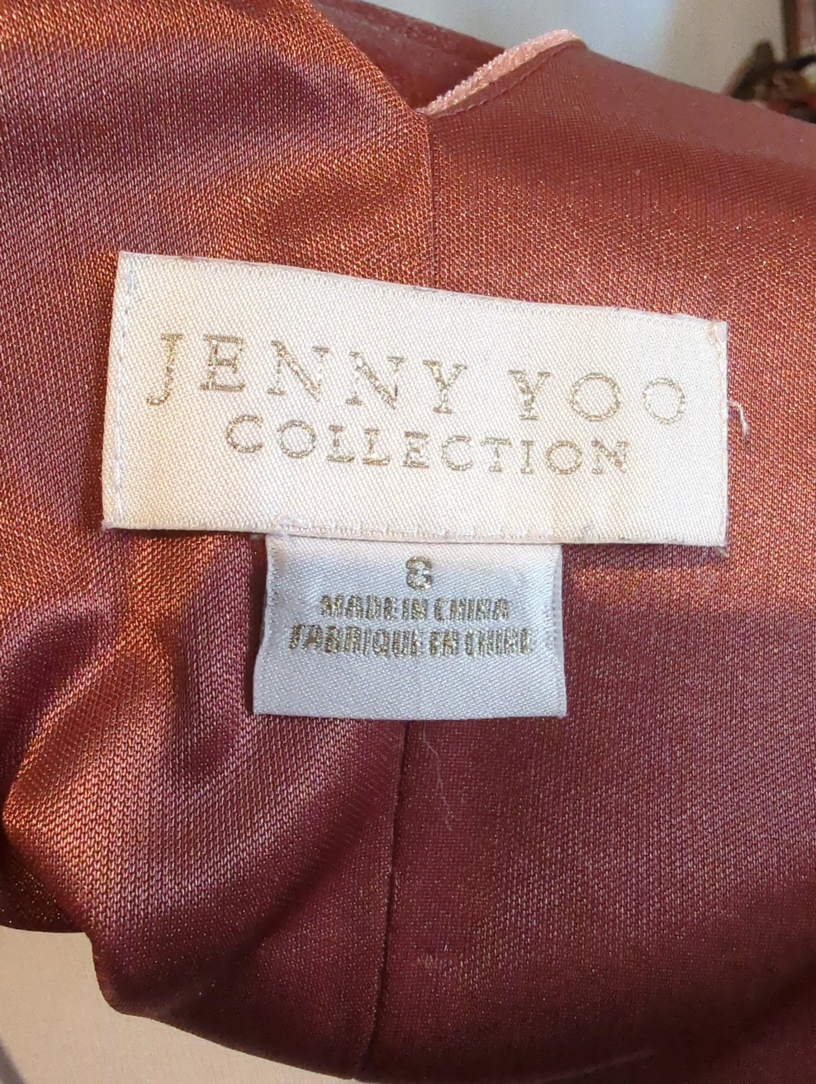 Jenny Yoo Collection Andi Wrap Velvet Dress — Size 6 - Image 4