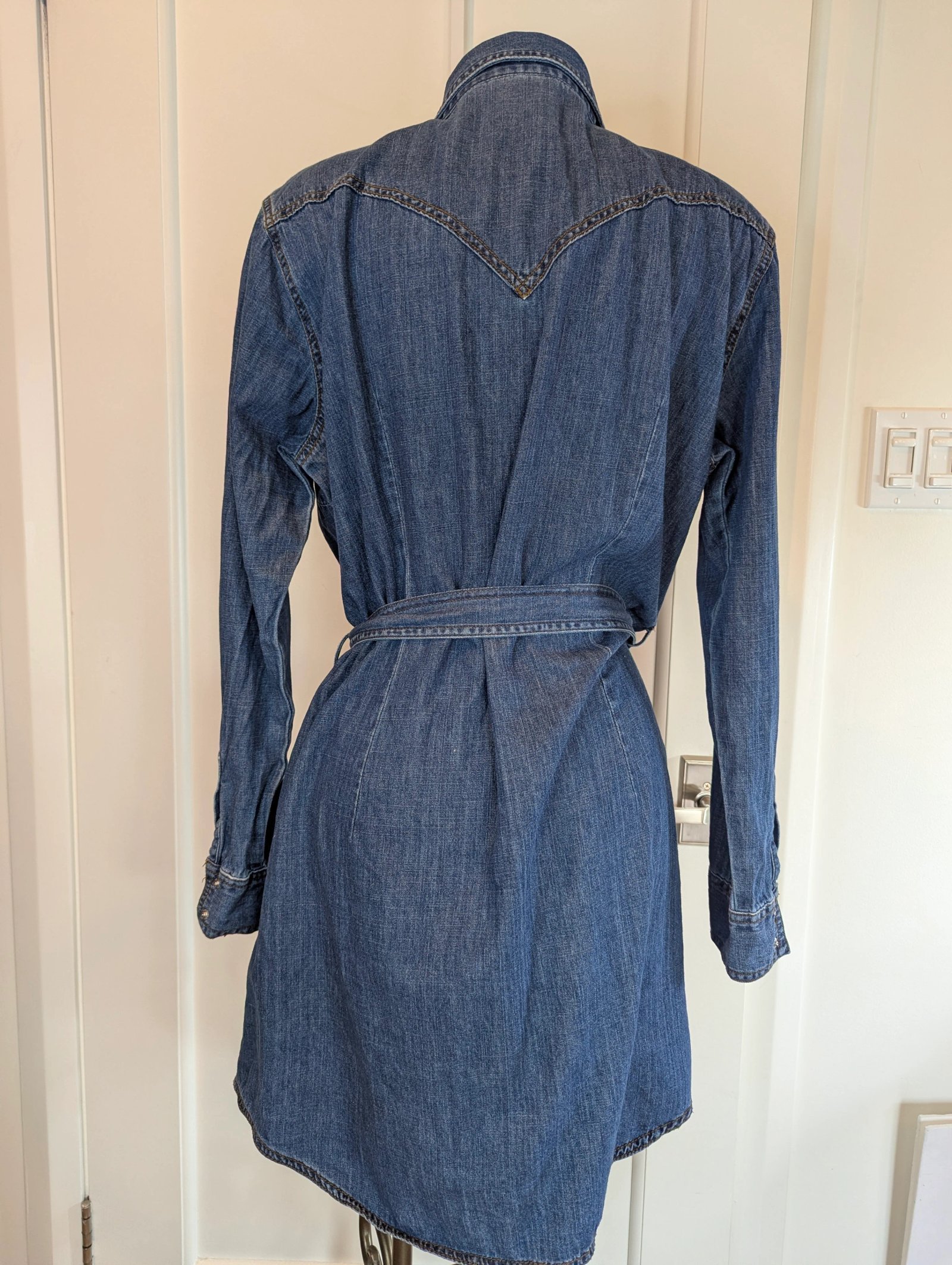 Wrangler Retro Denim Dress — Size XL - Image 5