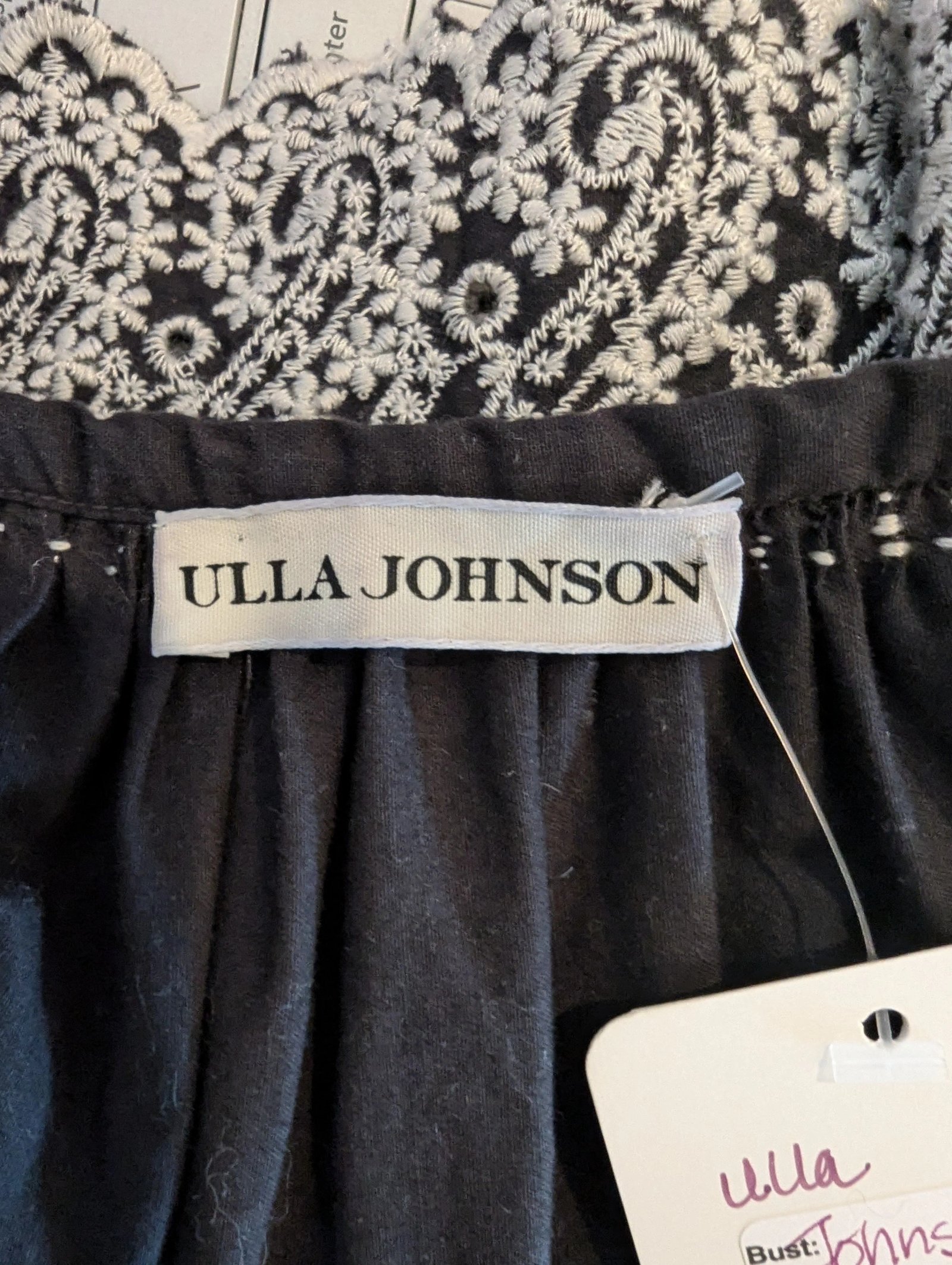 Ulla Johnson Roza Floral Embroidered Dress — Size 6 - Image 6